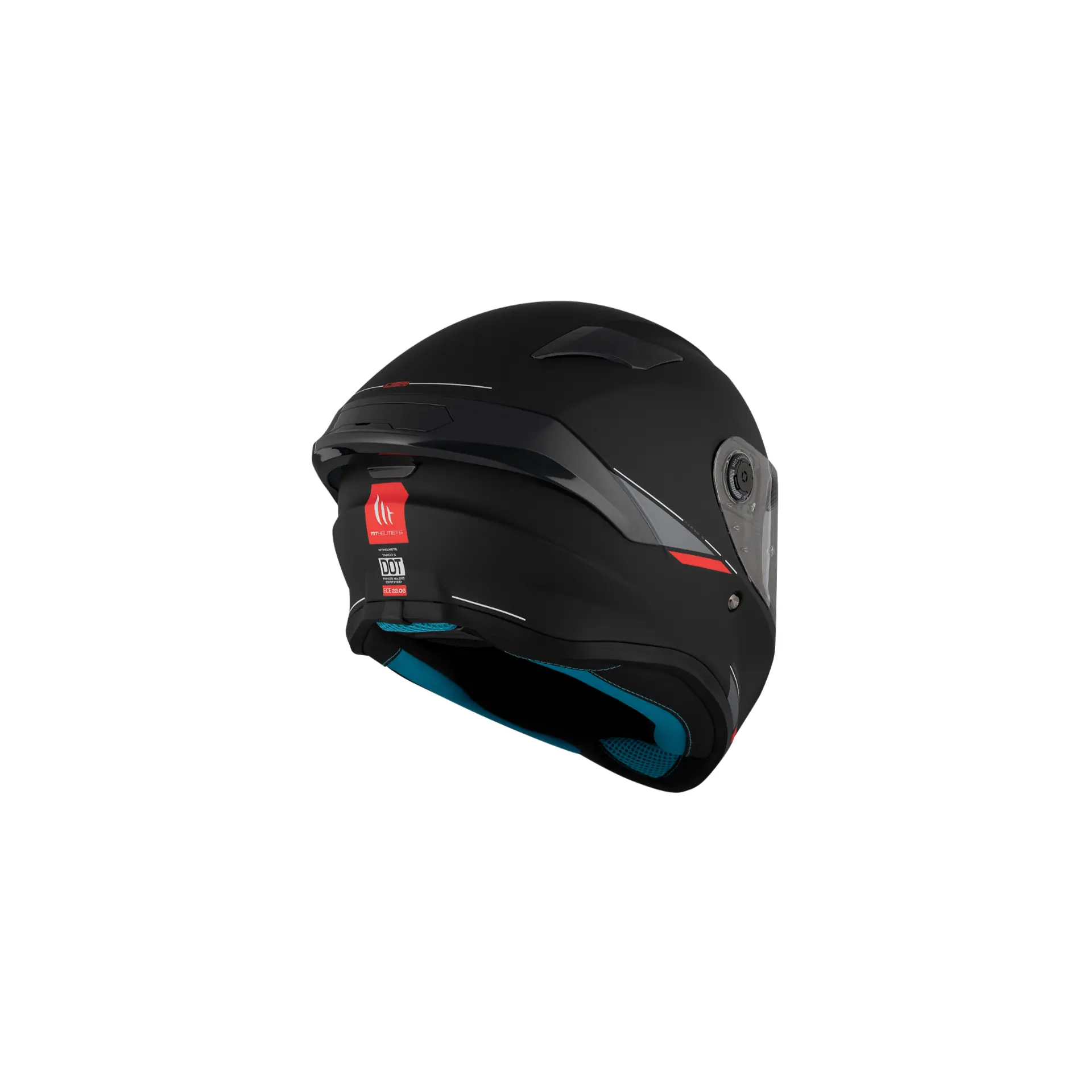 CASCO MT TARGO S NEGRO MATE Formotos