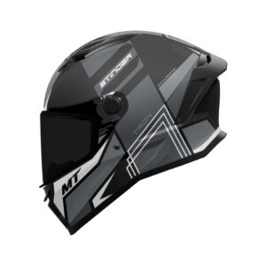 CASCO MT TRON GRIS BRILLO