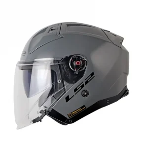 CASCO LS2 INFINITY II GRIS BRILLO TALLA M