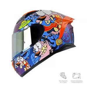 CASCO SHAFT SH-582SP_EVO CORAJE CARTOON NETWORK TALLA L