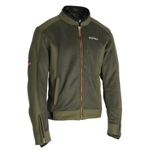 CHAQUETA ACERBIS CE GORDON VERDE / NARANJA