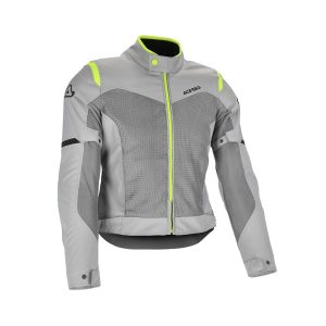 CHAQUETA ACERBIS CE RAMSEY VENTED 2.0 PARA LADY GRIS / AMARILLO