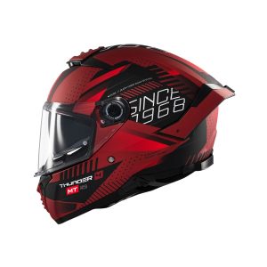 CASCO MT THUNDER 4 SV LUMINENCE D5 ROJO MATE