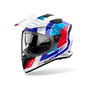 CASCO AIROH BANDIT HORN BLANCO BRILLO