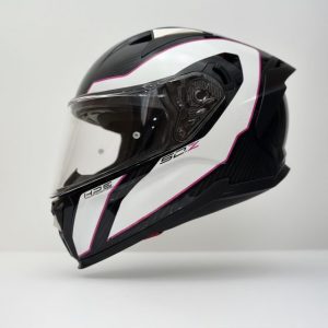 CASCO GIVI H50Z GRAPHIC CARBON NEGRO, BLANCO, FUCSIA BRILLO