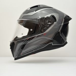 CASCO GIVI H50Z GRAPHIC CARBON BLANCO, TITANIO, NEGRO BRILLO