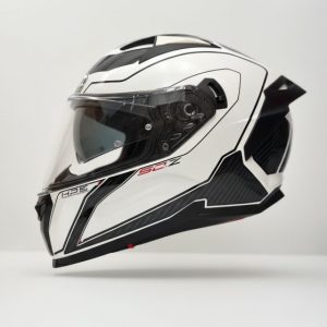 CASCO GIVI H50Z GRAPHIC CARBON BLANCO, NEGRO BRILLO