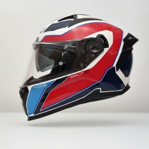 CASCO GIVI H50Z GRAPHIC CARBON BLANCO, ROJO, AZUL BRILLO