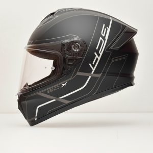 CASCO GIVI H50X GRAPHIC LINES NEGRO, GRIS MATE