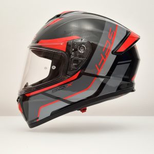 CASCO GIVI H50X GRAPHIC LINES NEGRO, GRIS, ROJO BRILLO