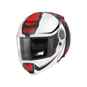 CASCO GIVI X27 DIMENSION NEGRO, BLANCO, ROJO MATE