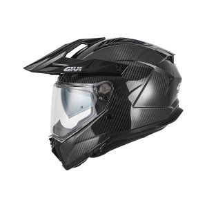 CASCO DOBLE PROPOSITO GIVI 80.1 SOLID CARBON BRILLO