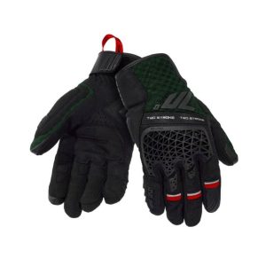 GUANTE SEVENTY SD-N60 TWO STROKE NEGRO/VERDE/ROJO