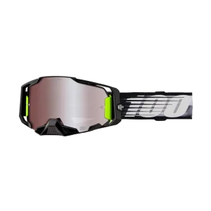Goggle 100% Armega Hiper Lightspeed Mirro Silver Flash Lens