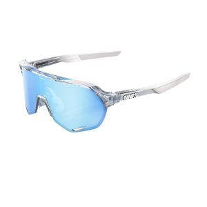 Gafas 100% S2 Polished Translucent Clear HiPER® Blue Multilayer Mirror Lens