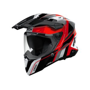 CASCO AIROH COMMANDER 2 SKIP ROJO BRILLO