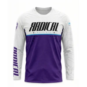 Jersey Radical RIDE DIVISION WHITE/PURPLE