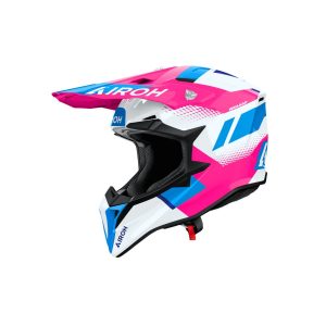 CASCO AIROH WRAAAP VISION ROSADO BRILLO S