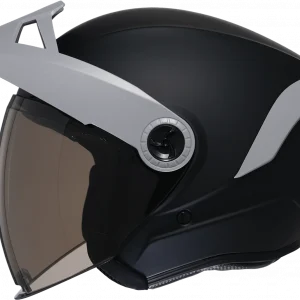 CASCO XTRONG XTR-OP15 NEGRO MATE SP GRIS-MATE VISOR HUMO