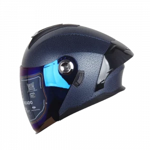 CASCO XECURO XR-610 GRADIENT AZUL MATE VISOR AZUL