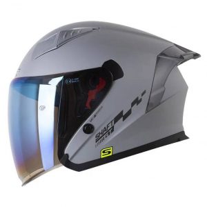 Casco SHAFT SH-226 GT Solid Humo Claro Iridium Azu